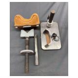 Protektor Model Shooting Rest with Assorted Gunsmithing Fixtures & Parts