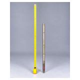 Assorted Metal Gun Barrel Blanks Tubes approximately 31”