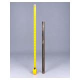 Assorted Metal Gun Barrel Blanks Tubes approximately 32”