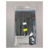 Bianchi Model 7906 Basketweave Belt Keepers – 4-Pack – Black Hidden Snap