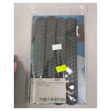 Bianchi Model 7906 Basketweave Belt Keepers – 4-Pack – Black Hidden Snap