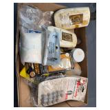 Black Powder & Muzzleloader Accessories Lot – Hodgdon Pyrodex, Cleaning Patches, Lead Balls & Supplies