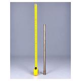 Assorted Metal Gun Barrel Blank tube approximately 28”