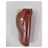 Hunter Brown Leather Revolver Holster – Thumb Break – Right Hand