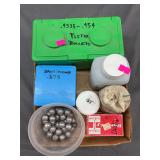 Assorted Pistol Bullets & Round Ball Projectiles – Mixed .375 and .4335–.454 Caliber