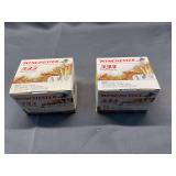 2 Boxes Winchester .22 LR – 333 Rounds Each, 36 Grain Copper-Plated Hollow Point