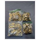 Approximately 200 pieces of 44 magnum brass