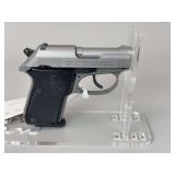 Beretta 3032 Tomcat Inox .32 ACP Tip-Up Pistol with Box, 4 Magazines & Spare wood Grips