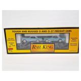 RAIL KING- MTH AUTO TRANSPORT FLAT CAR W/ ERTL 64