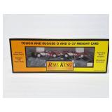 RAIL KING- MTH AUTO TRANSPORT FLAT CAR W/ ERTL 64