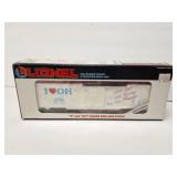 LIONEL- I LOVE OHIO BOXCAR-6-19912- IN ORIGINAL