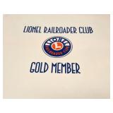 LIONEL- RAILROADER GOLD MEMBER - CENTENNIAL