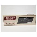 RIGHT OF WAY- SCALE PLATE - C AND O FOR PROGRESS