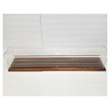 LIONEL- SHOWCASE- WOODEN BOTTOM-APPROXIMATELY
