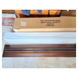 DISPLAY CASE WITH TRACK- APPROXIMATELY 4 FOOT