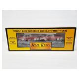 RAIL KING- MTH LINES WITH ERTL 57 CHEVYS SEMI