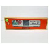 LIONEL- I LOVE NEW YORK BOXCAR-6-19949- IN