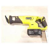 RYOBI- ONE +-- RECIPROCATING SAW WITH ONE BATTERY