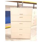 5 DRAWER METAL FILING CABINET
