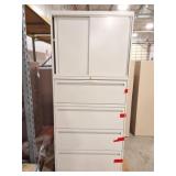 4 DRAWER FILING CABINET WITH SLIDING DOOR CABINET