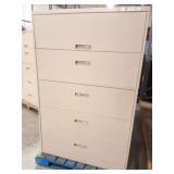 5 DRAWER FILING CABINET- METAL