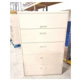 5 DRAWER METAL FILING CABINET