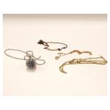 4 NECKLACES AND PENDANTS