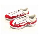 NIKE - BASEBALL CLEATS- RED AND WHITE NIKE