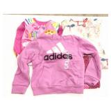 MAROON T SHIRT- KIDS SMALLADIDAS LIGHT PINK