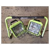COMMERCIAL ELECTRIC- WORK LIGHT- SET ON STAND