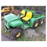 JOHN DEERE GATOR- DIESEL-DUMP BED- SIX WHEELER