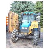 NEW HOLLAND TS110 TRACTOR-  WITH TIGER SIDE AND