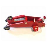 RED - HYDRAULIC FLOOR JACK- NO HANDLE