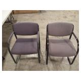 2 ALMOST MATCHING ARM CHAIRS
