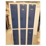 HALLOWELL SYNTHETIC LOCKERS- 6 UNIT