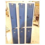 HALLOWELL SYNTHETIC LOCKERS- 6 UNIT