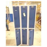 HALLOWELL SYNTHETIC LOCKERS- 6 UNIT