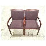 2 MATCHING ARM CHAIRS