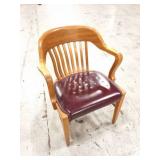 WOODEN OFFICE CHAIR