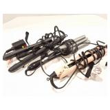 REVLON CURLING IRON, LANGE HAIR CRIMPER AND HSA
