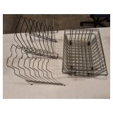 WIRE RACKS AND BASKETS- DESK TOP USE