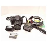 CANNON CAMERA AND ACCESSORIES ASSORTMENT