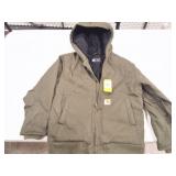 CARHART COAT WITH HOOD- 10-12 M- WITH TAGS