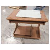 ROLLING DESK- WITH MIRROR