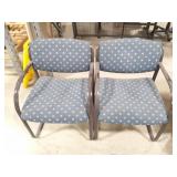 2 MATCHING  ARM CHAIRS