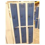 HALLOWELL SYNTHETIC LOCKERS-6 UNIT