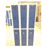 HALLOWELL SYNTHETIC LOCKERS- 6 UNIT