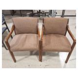 2 MATCHING ARM CHAIRS