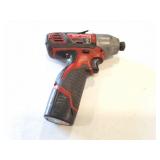 MILWAUKEE IMPACT DRIVER- WITH BATTERY - NO
