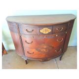 ORNATE- HALF OVAL DRESSER